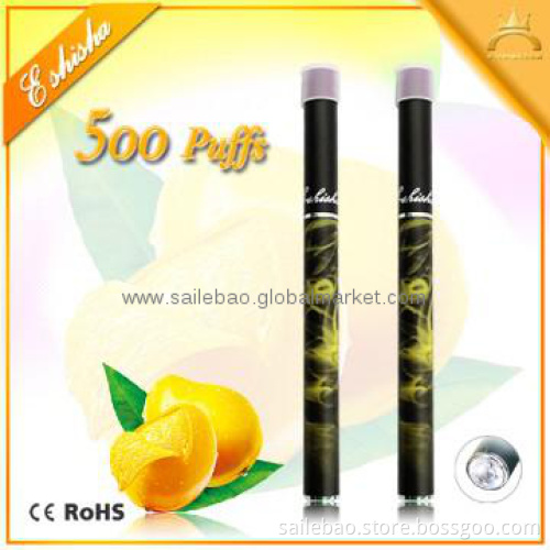 500 puffs glass shisha hookah wholesale
